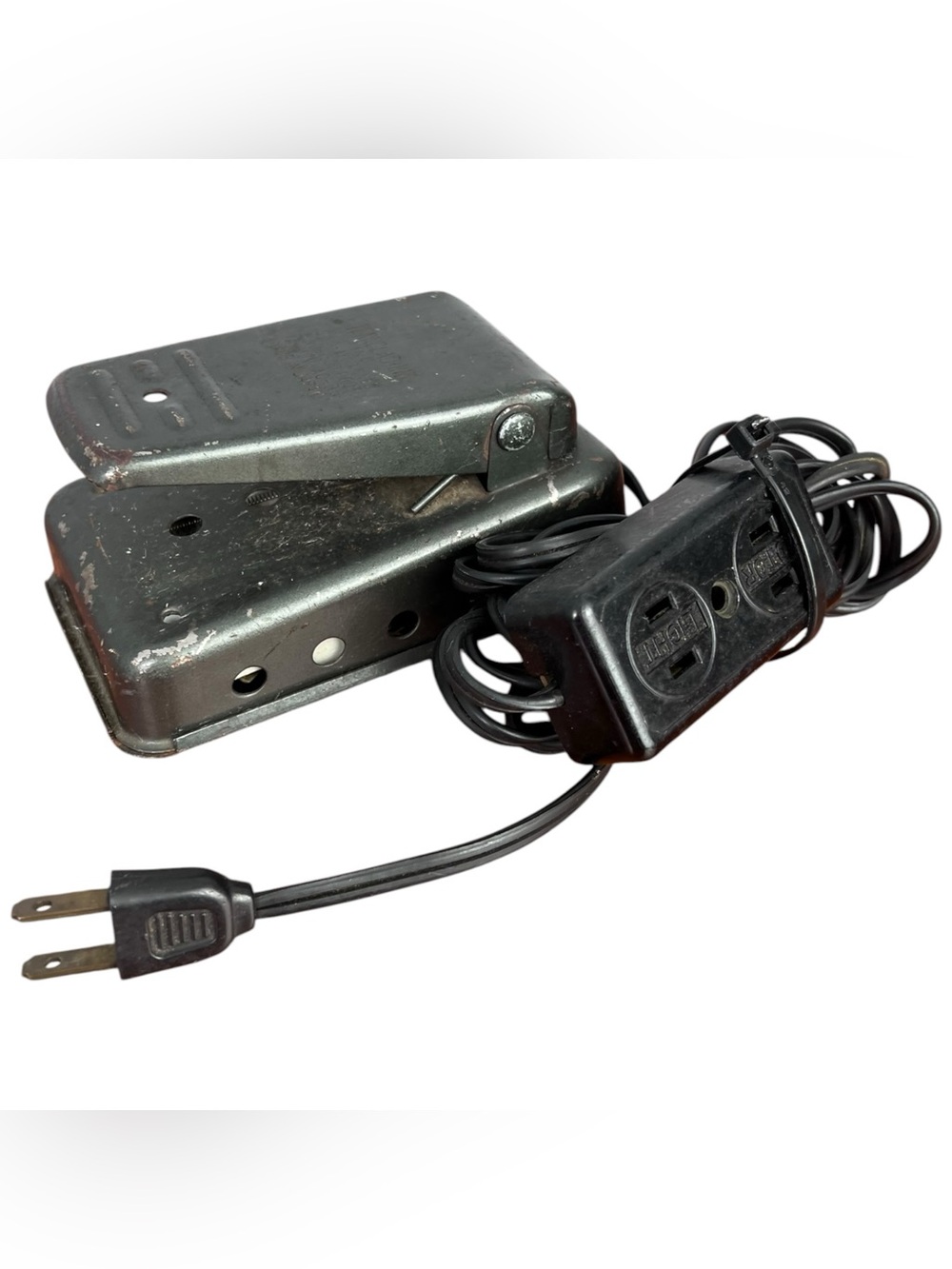 Vintage Tennglad Sewing Machine Control Foot Pedal 1300 Knee 1500 Foot D2 Japan